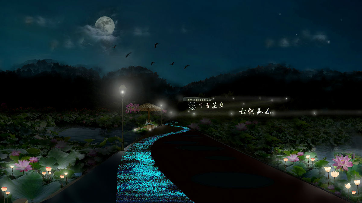 入口彩色道路透視夜景效果 副本.jpg